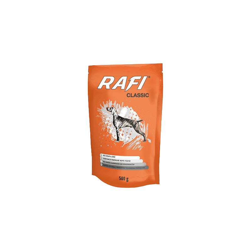 DOLINA NOTECI RAFI Classic dla psa bez zbóż (saszetka) 12x 500g