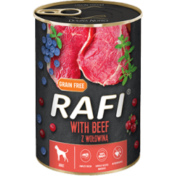 DOLINA NOTECI RAFI Wołowina, Borówki i Żurawina 12x 400g