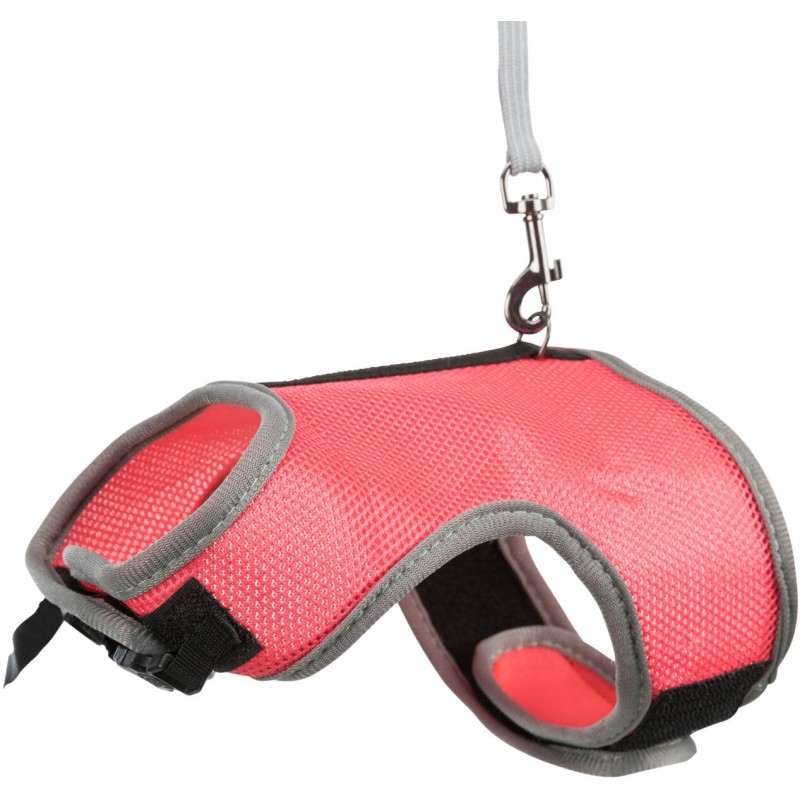TRIXIE Miękkie szelki ze smyczą dla dużych królików (25–40 cm x 1,20 m)