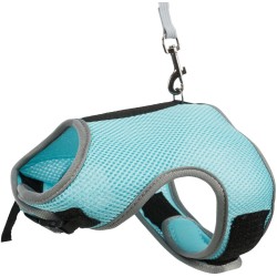 TRIXIE Miękkie szelki ze smyczą dla dużych królików (25–40 cm x 1,20 m)