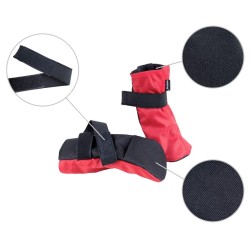 AMIPLAY Bristol Buty dla psa - Czerwone L