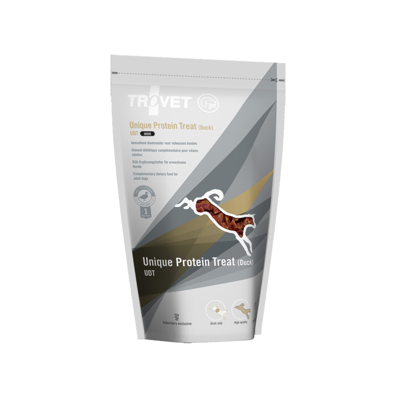 TROVET Dog UDT Unique Protein Treat Duck Mini 125g