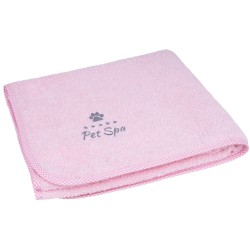 AMIPLAY Spa Ręcznik kąpielowy dla psa - Różowy S