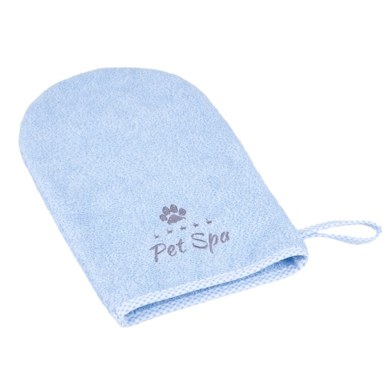 AMIPLAY Spa Rękawica kąpielowa dla psa - Niebieska L-XL