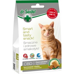 DR SEIDEL Smakołyki z CBD na zwiekszoną witalność u kotów 50g