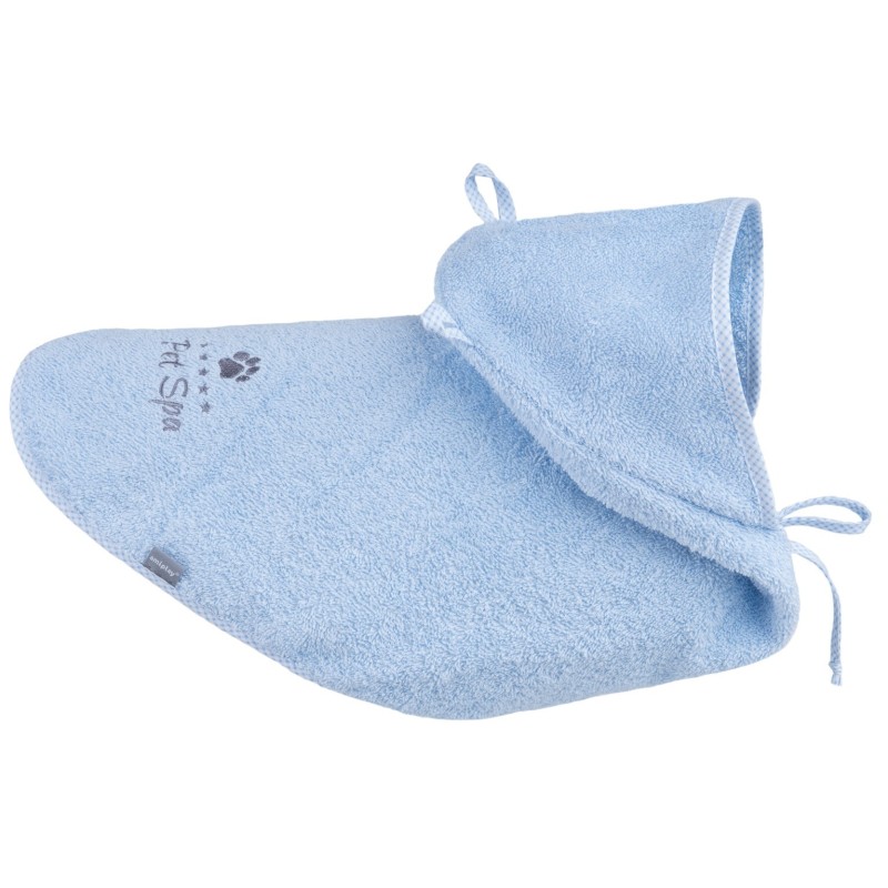AMIPLAY Spa Pelerynka kąpielowa dla psa - Niebieska 45 cm