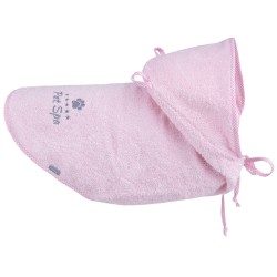 AMIPLAY Spa Pelerynka kąpielowa dla psa - Różowa 45 cm