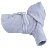 AMIPLAY Spa Szlafrok kąpielowy dla psa - Szary 50 cm