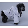 AMIPLAY Spa Szlafrok kąpielowy dla psa - Szary 50 cm