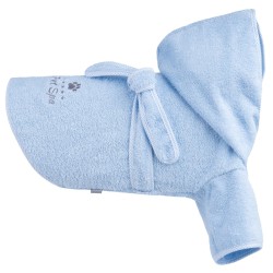 AMIPLAY Spa Szlafrok kąpielowy dla psa - Niebieski 50 cm