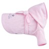 AMIPLAY Spa Szlafrok kąpielowy dla psa - Różowy 45 cm