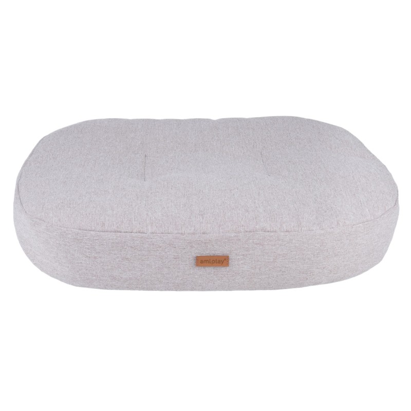 AMIPLAY Montana Materac owalny - Beżowy XL