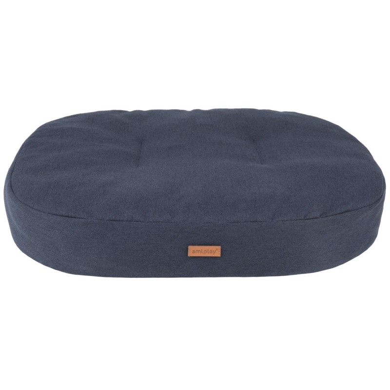 AMIPLAY Montana Materac owalny - Czarny XL