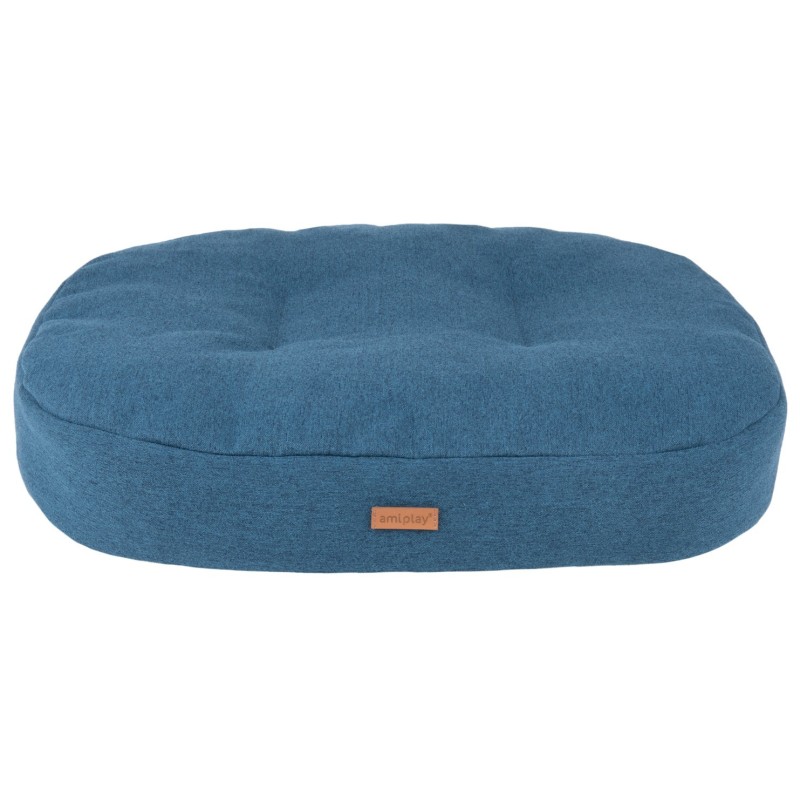 AMIPLAY Montana Materac owalny - Niebieski XL