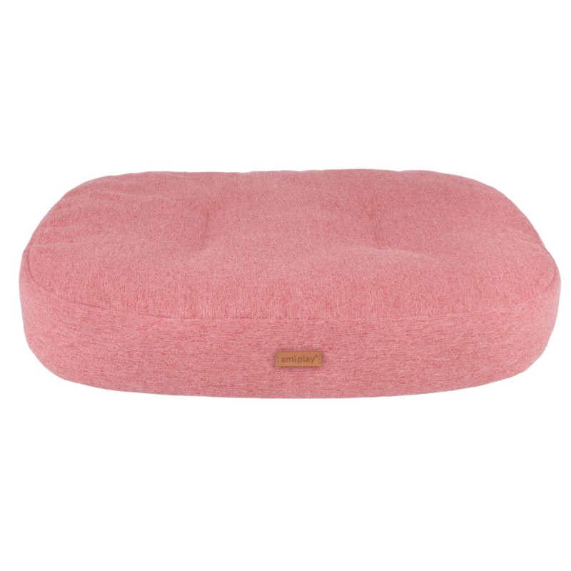 AMIPLAY Montana Materac owalny dla psa - Różowy XL