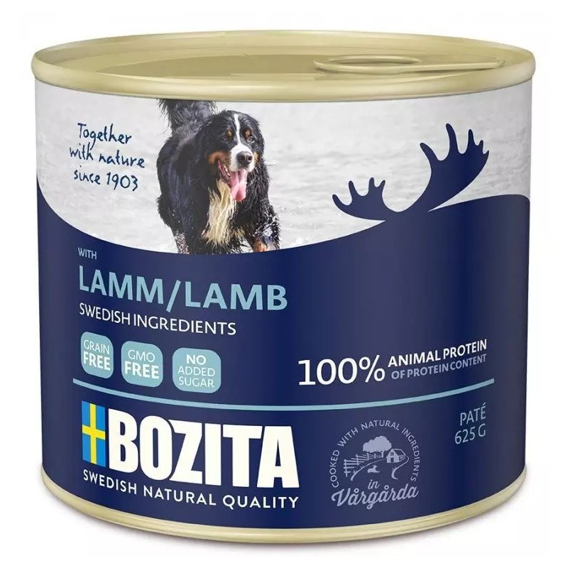 BOZITA Jagnięcina - mokra karma dla psa (puszka) 625g