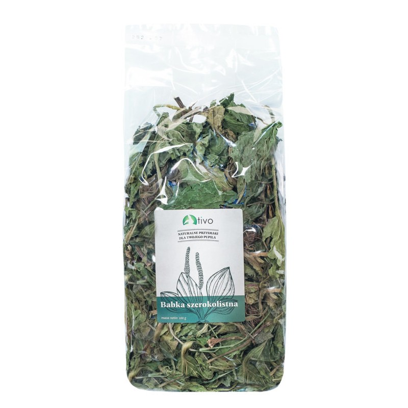 TIVO Zioła dla gryzoni - Babka szerokolistna 100g