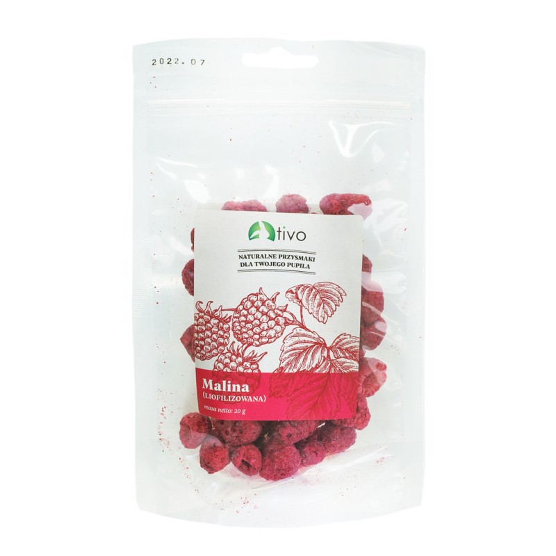 TIVO Owoce liofilizowane dla gryzoni - Malina 20g