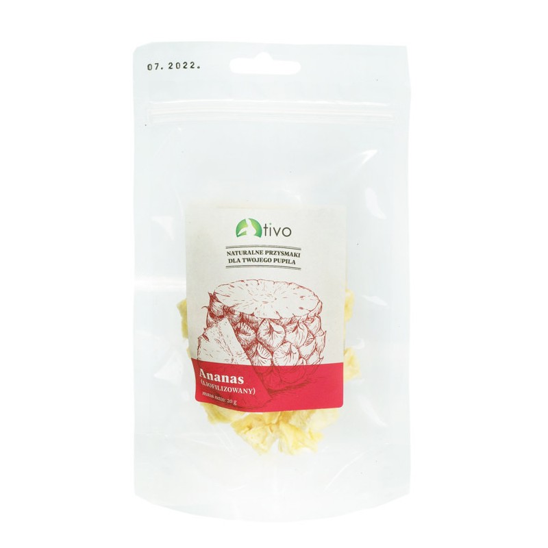 TIVO Liofiliz. ananas -gryzonie 20g
