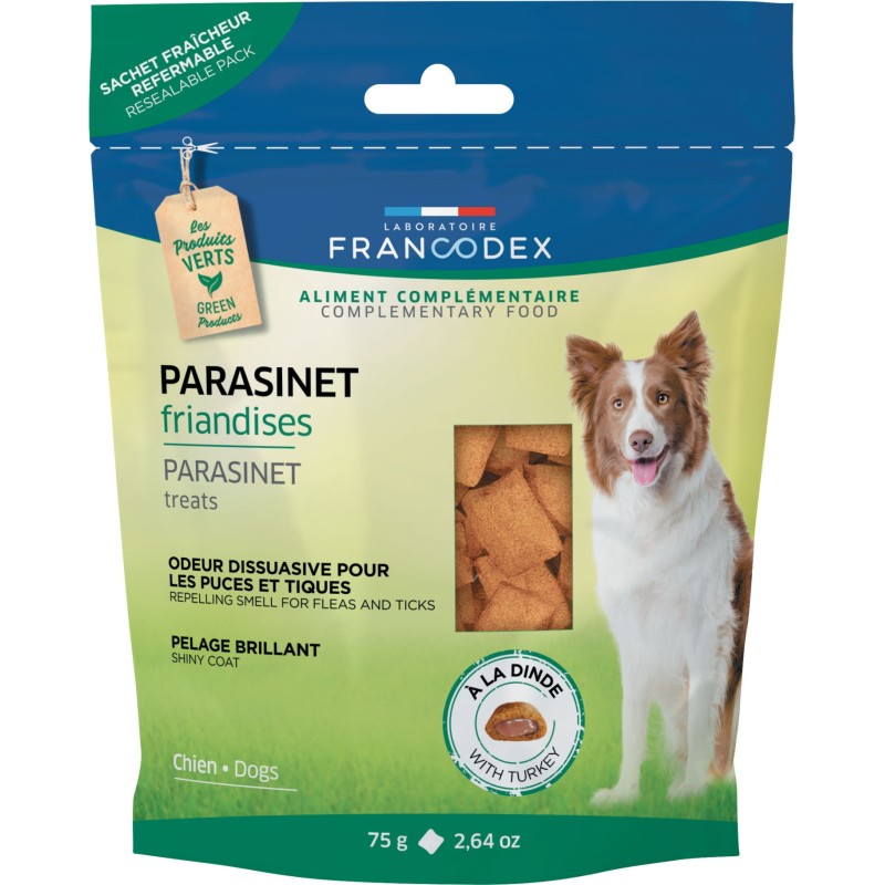 FRANCODEX Przysmak dla psów przeciw pasożytom 75g