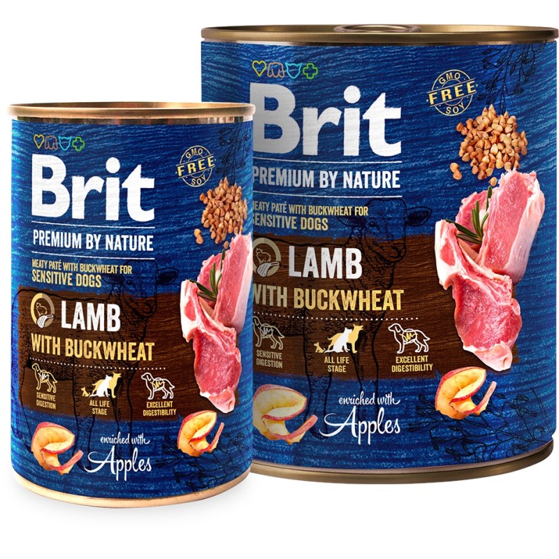 BRIT Premium By Nature Lamb & Buckwheat (puszka) 400g