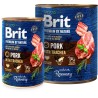 BRIT Premium By Nature Pork & Trachea (puszka) 400g