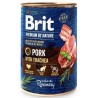BRIT Premium By Nature Pork & Trachea (puszka) 400g