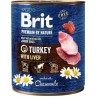 BRIT Premium By Nature Turkey & Liver (puszka) 800g