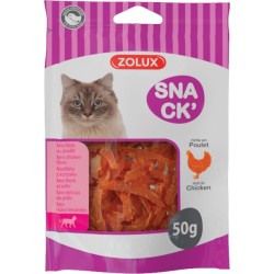 ZOLUX Przysmak dla kota mini filety z kurczaka 50g