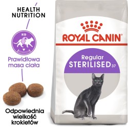 ROYAL CANIN Sterilised 37 karma sucha dla kotów dorosłych, sterylizowanych 2x 10 kg