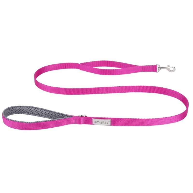 AMIPLAY Smycz Samba - Różowa XL