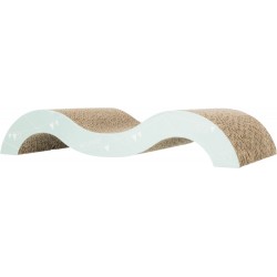 TRIXIE Drapak kartonowy Junior fala 38 × 7 × 18 cm - liliowy / miętowy