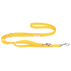 AMIPLAY Smycz regulowana 7 in 1 Samba - Żółta XL