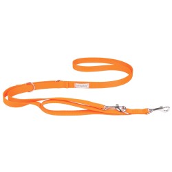 AMIPLAY Smycz regulowana 7 in 1 Samba - Pomarańczowa XL