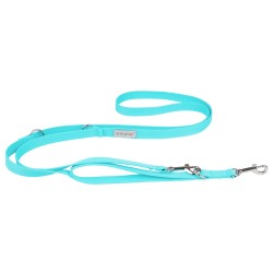 AMIPLAY Smycz regulowana 7 in 1 Samba - Turkusowa XL