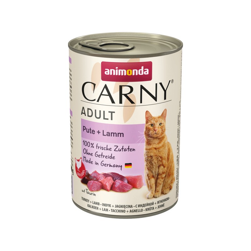 ANIMONDA Carny Adult - Indyk i jagnięcina 400g 12x 400g