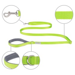 AMIPLAY Smycz regulowana Easy Fix Samba - Zielona XL