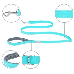 AMIPLAY Smycz regulowana Easy Fix Samba - Turkusowa M