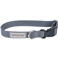 AMIPLAY Obroża regulowana Samba - Szara M