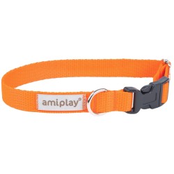 AMIPLAY Obroża regulowana Samba - Pomarańczowa M