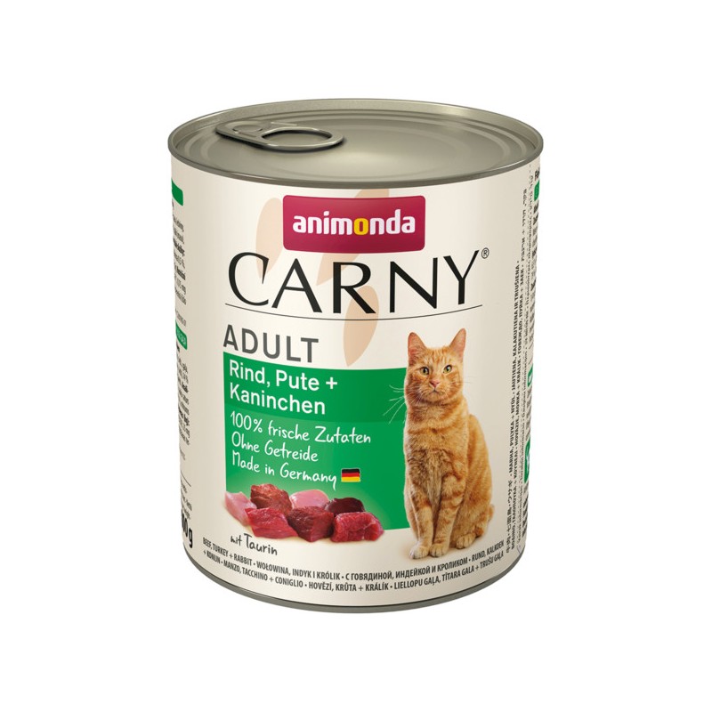 ANIMONDA Carny Adult - Wołowina indyk i królik 800g 6x 800g