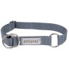 AMIPLAY Obroża półzaciskowa Samba - Szara XL