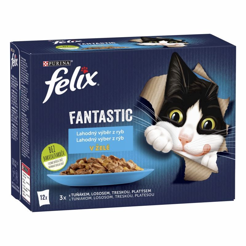 FELIX Fantastic Rybne smaki w galaretce 12x 85g