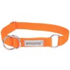 AMIPLAY Obroża półzaciskowa Samba - Pomarańczowa XL