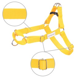 AMIPLAY Szelki regulowane EASY GO Samba - Żółte L