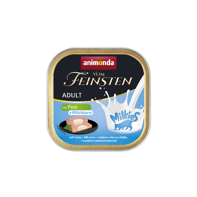 ANIMONDA Cat Vom Feinsten Adult Milkies - Indyk i mleko 100g