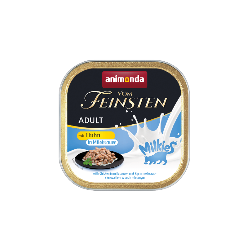 ANIMONDA Cat Vom Feinsten Adult Milkies - Kurczak i jogurt 6x 100g