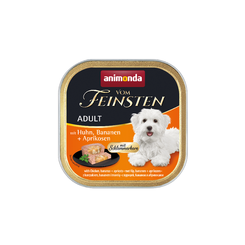 ANIMONDA Dog Vom Feinsten Adult z kurczakiem, bananem i morelą 6x 150g