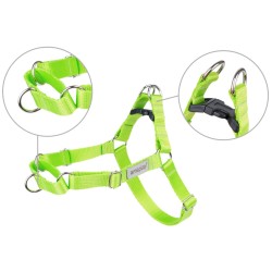 AMIPLAY Szelki regulowane EASY GO Samba - Zielone XL