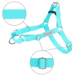 AMIPLAY Szelki regulowane EASY GO Samba - Turkusowe S